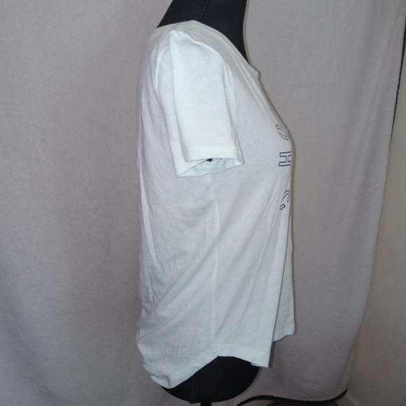 Hollister Light Blue Logo Tee Sz XS Preppy Casual Y2K - Picture 6 of 9